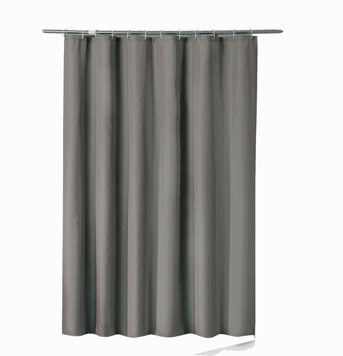 Sfoothome 36 Inch Wide X 78Inch Long Hotel Fabric Shower Curtain Waterproof Bath Curtains Heavy Weight, Deep Gray