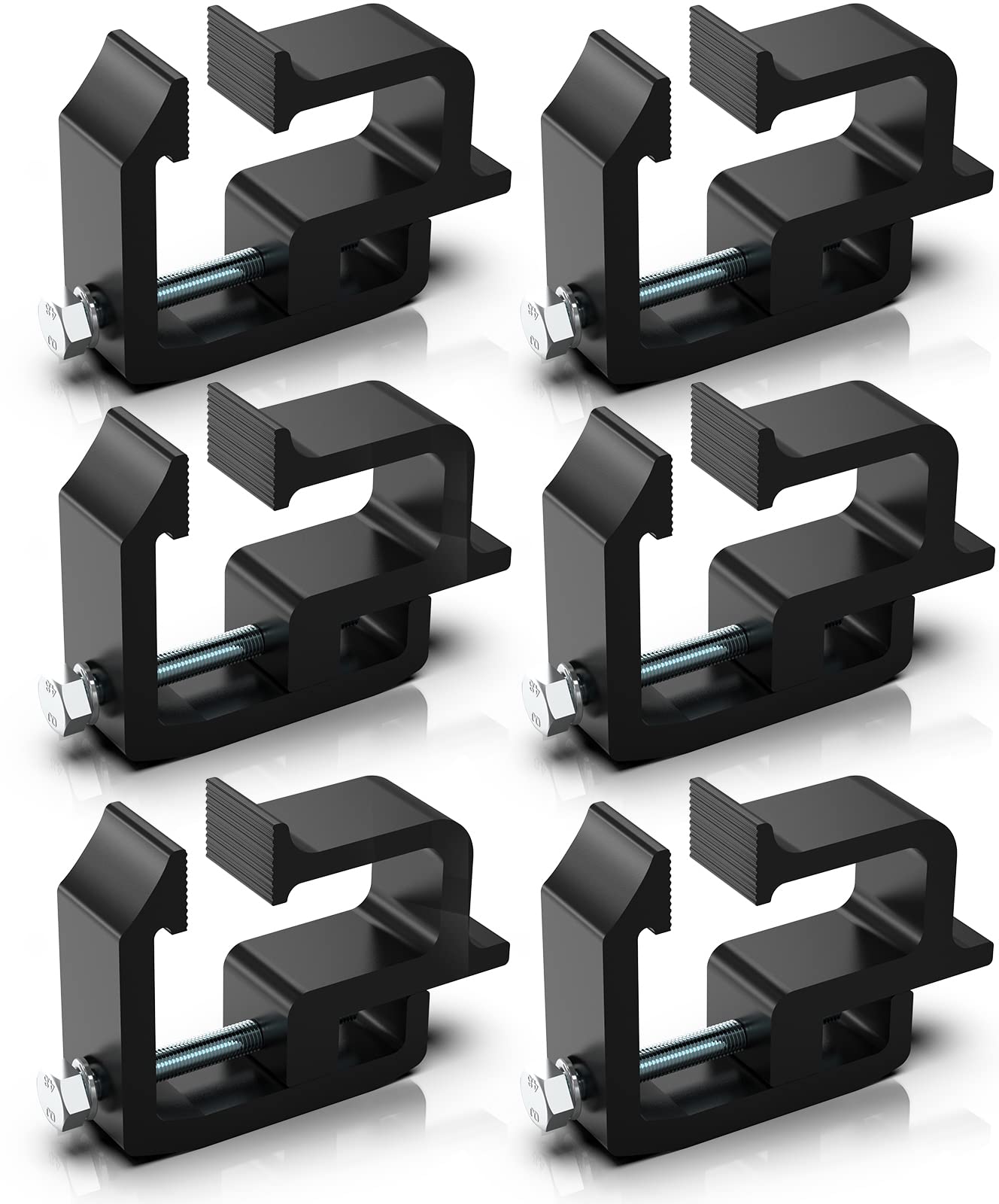Moveland Camper Shell Clamps - Heavy Duty Truck Cap Clamps - No Drilling Required Truck Topper Clamps For Chevy Silverado Sierra