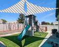 Coarbor 4' X 4' X 4' Sun Shade Sail Canopy Sunshade Outdoor Heavy Duty Triangle Fabric Cloth Screen For Patio Garden Yard Deck P