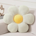 Vdoioe Flower Pillow, Flower Shaped Throw Pillow Cushion Seating Six Petal 15.75'' White Flower Plushthrow Pillow Floor Pillows