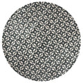 Rizzy Home Alora Decor Holland 10' Round Print Grey/Beige Hand-Tufted Area Rug