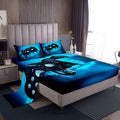 Feelyou Gamer Bedding Set Queen Size For Boys Kids Bed Sheet Set Gaming Video Game Sheets Set Lightweight Breathable Men Teens G