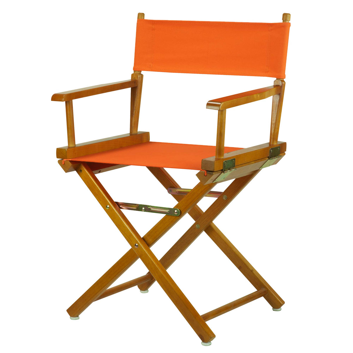 Casual Home 18&quot; Director'S Chair Honey Oak Frame With Tangerine Canvas