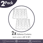 Ambesonne Tribal Window Valance Pack Of 2, Black And White Hand-Drawn Tribal Sketched Mexican Aztec And Zigzags, Rod Pocket Curtain Valances For Kitchen Bedroom, 54' X 18', Black White