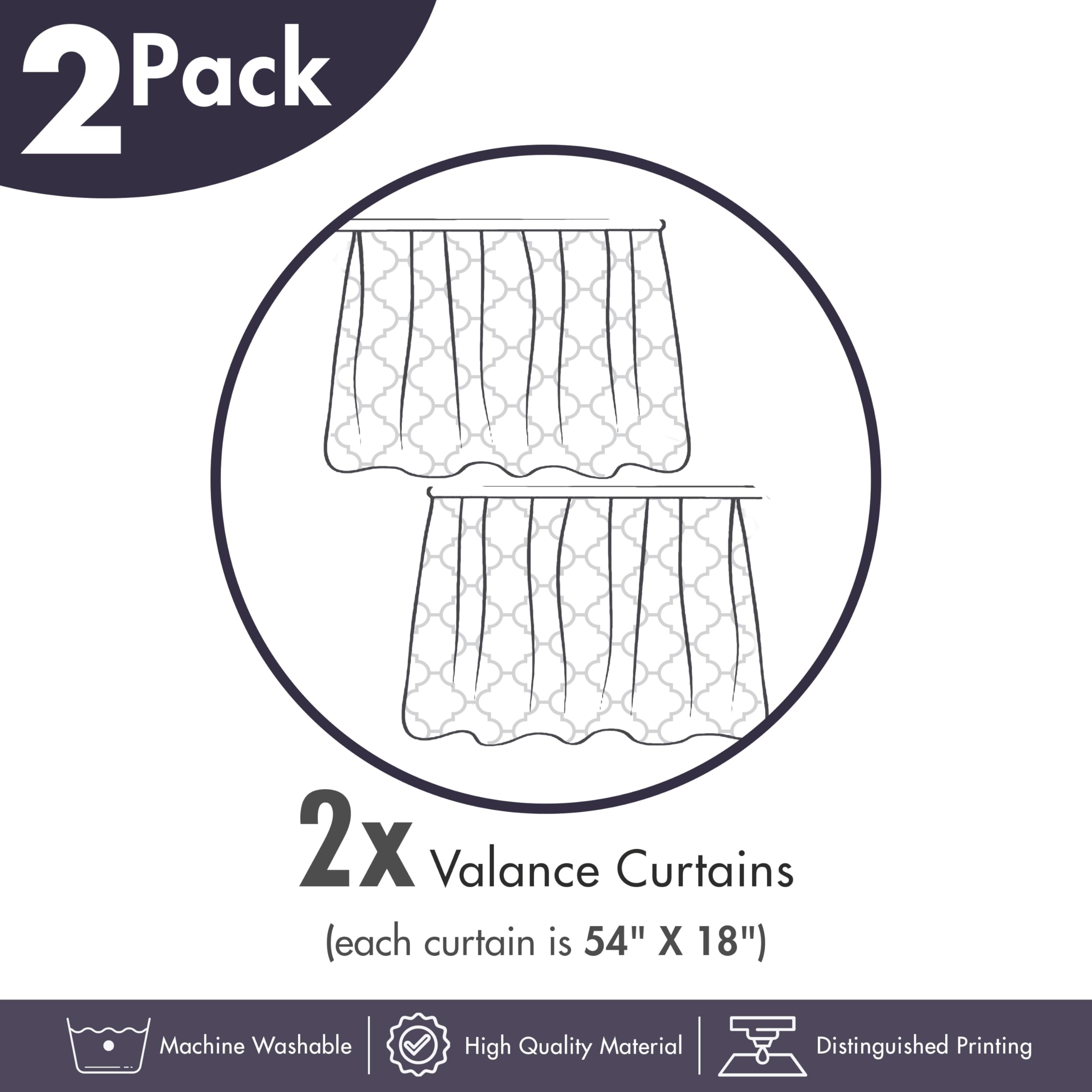 Ambesonne Tribal Window Valance Pack Of 2, Black And White Hand-Drawn Tribal Sketched Mexican Aztec And Zigzags, Rod Pocket Curtain Valances For Kitchen Bedroom, 54' X 18', Black White