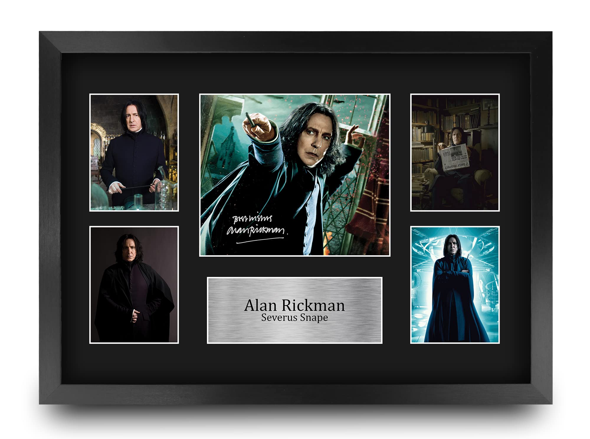HWC Trading Alan Rickman Harry Potter Severus Snape 16 x 12 inch (A3) Printed Gifts Signed Autograph Picture Display for Movie M