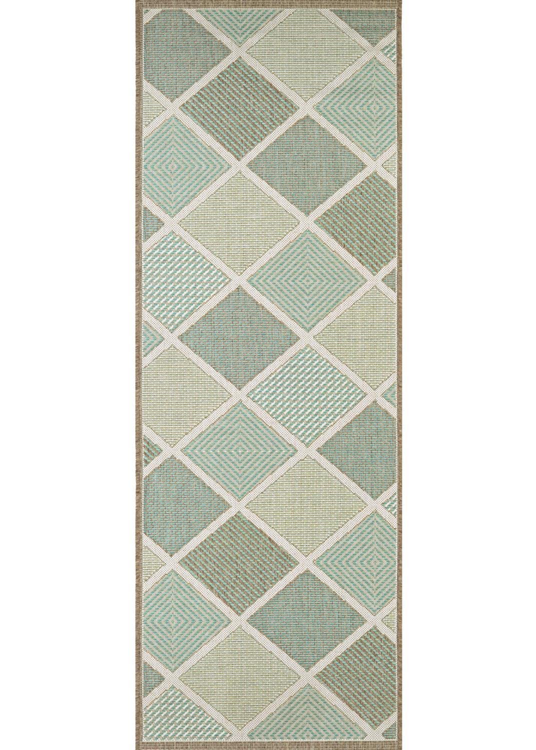 Couristan 2470/2007 Monaco Meridian Runners, 2-Feet 3-Inch by 7-Feet 10-Inch, Multi