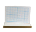 12 X 18 Two Sided Quadrant Grid Dry Erase Board - 1/2 Square Class Pack  12