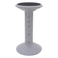 Storex Active Tilt Stool - Ergonomic Seating for Flexible Office Space and Standing Desks, Adjustable 12-24 Inch Height, Gray (0