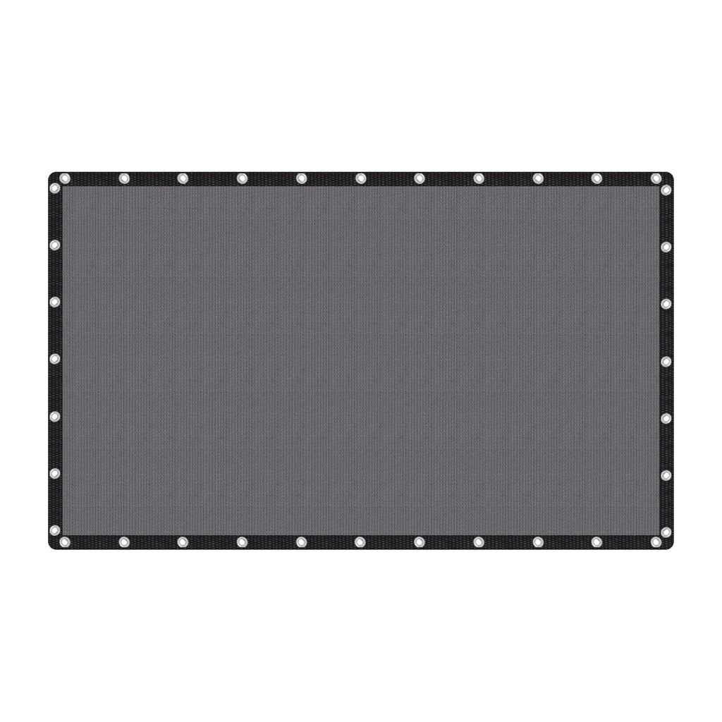 Vicllax 90% Shade Fabric Sun Shade Cloth Privacy Screen With Reinforced Grommets For Patio Garden Pergola Cover Canopy 12X20 Ft, Dark Grey