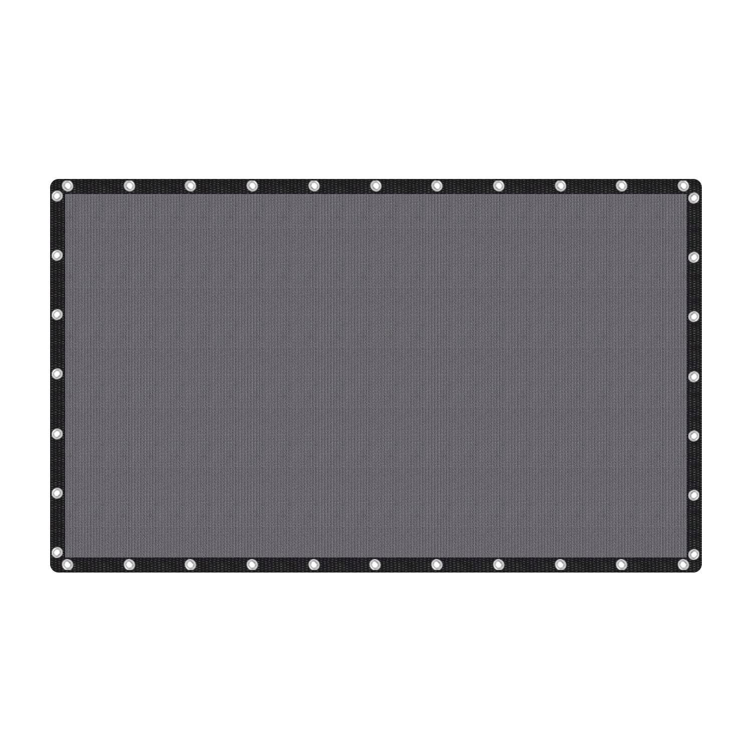 Vicllax 90% Shade Fabric Sun Shade Cloth Privacy Screen With Reinforced Grommets For Patio Garden Pergola Cover Canopy 12X20 Ft, Dark Grey