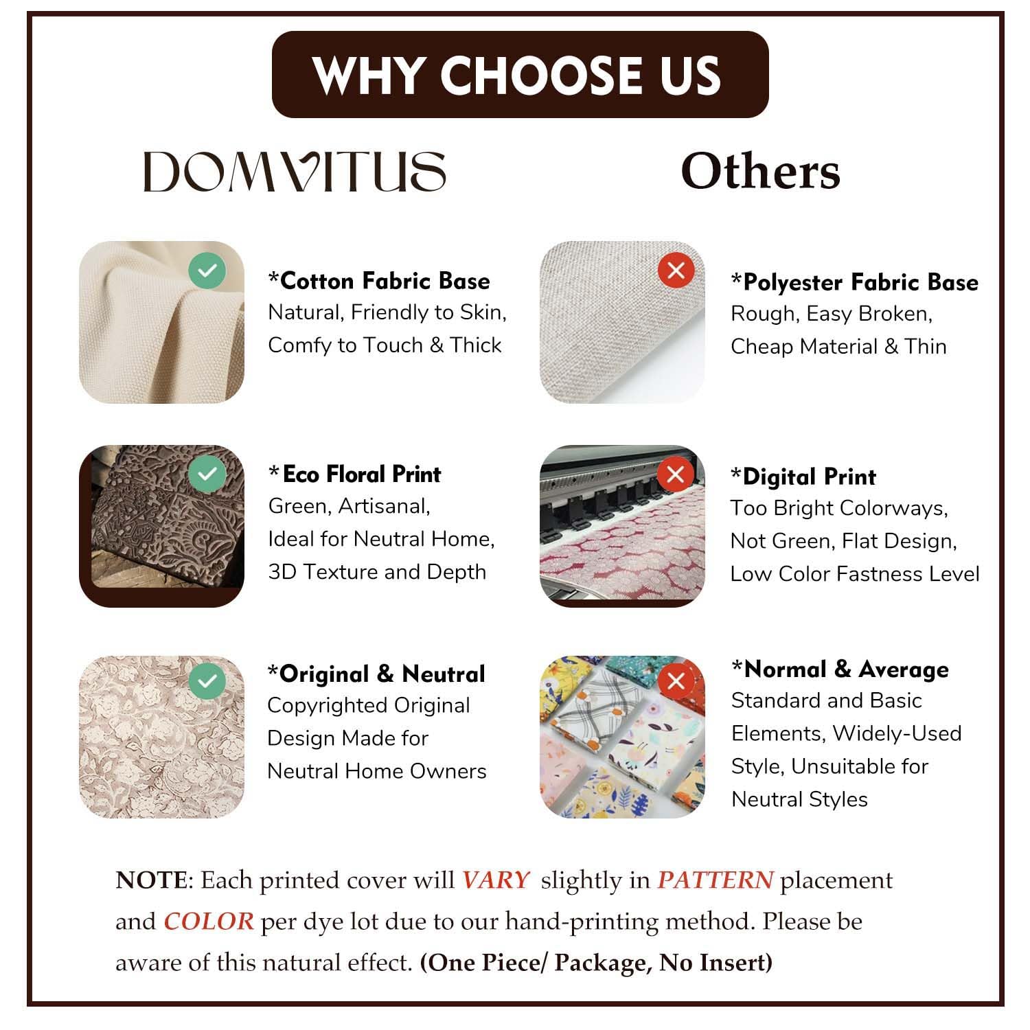 Domvitus Floral Pillow Covers 18X18, Throw Pillows For Couch, Floral Print Pillow Cover, Decorative Neutral Accent Throw Pillow Covers For Living Room, 1Pc, Taupe