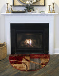 Unique Loom Barista Collection Area Rug - Kouillou (2 7 x 4 1 Hearth, Multi/Brown)