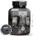X-Large Piggy Bank For Adults Kids, Vcertcpl Digital Coin Counting Bank With Lcd Counter, 2.4L Capacity, Great Coin Counter Bank