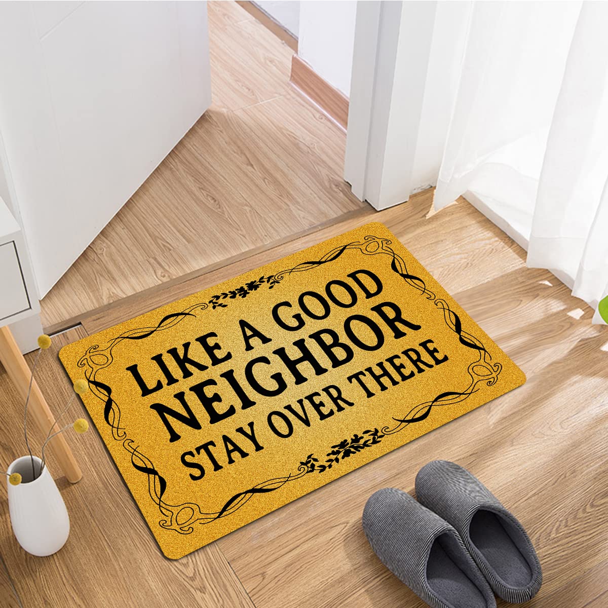 Funny Welcome Doormat(23.6 X 15.7 Inch) Non-Slip Mat Gift Mat Personalized Home Decor Mats For In Door Kitchen Entrance Rugs And
