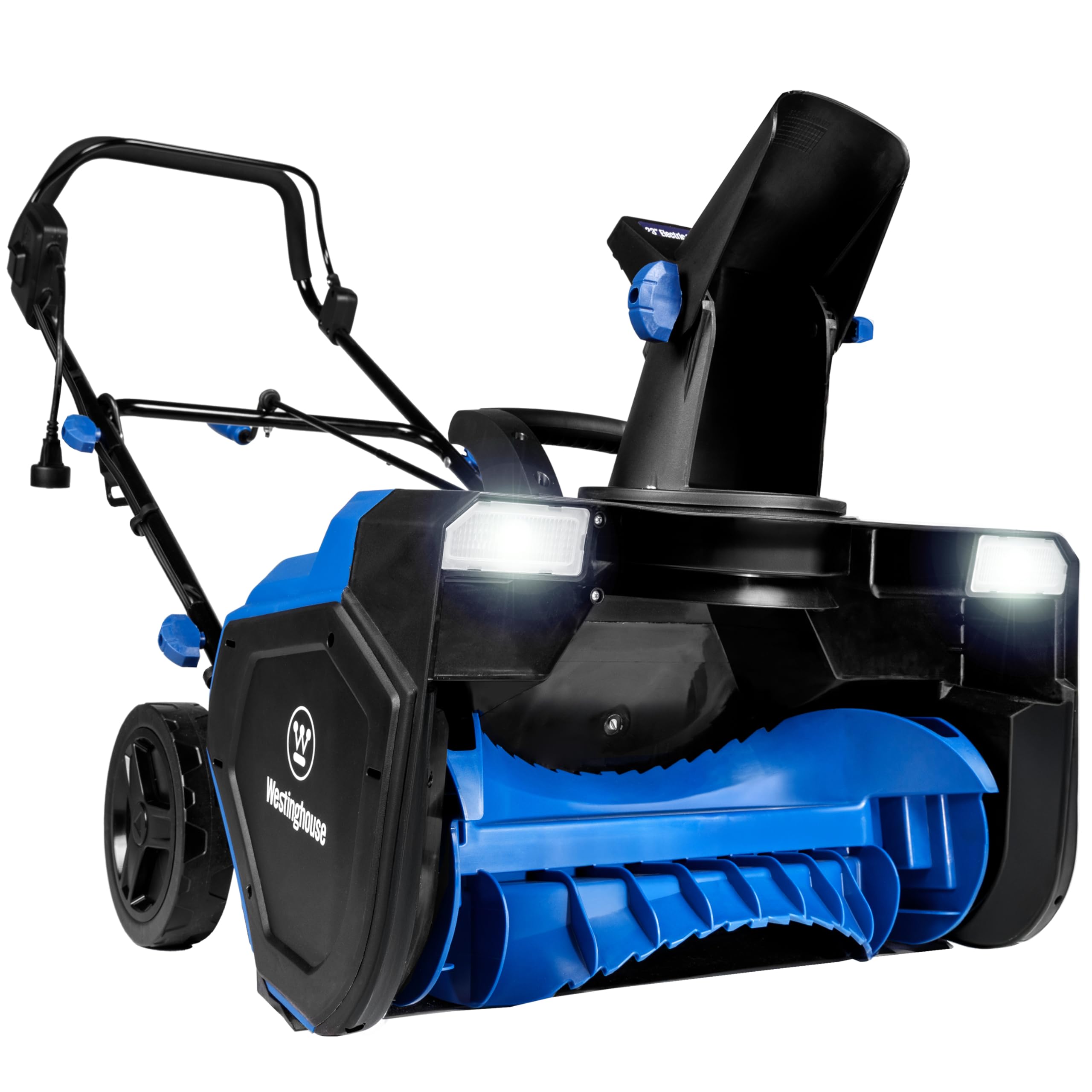 Westinghouse Wsnow23 Corded Snow Blower 23 Inch, Dual Led Lights, 1800W Watt Motor, Electric Snow Blower With 25Ft Throwing Dist