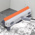 PARSE PERSONAL CARE 2 in 1 Cleaning Floor Scrub Brush, Floor Brush with Handle, Grout Brush Scrape VShape Stiff Bristle Cleanin