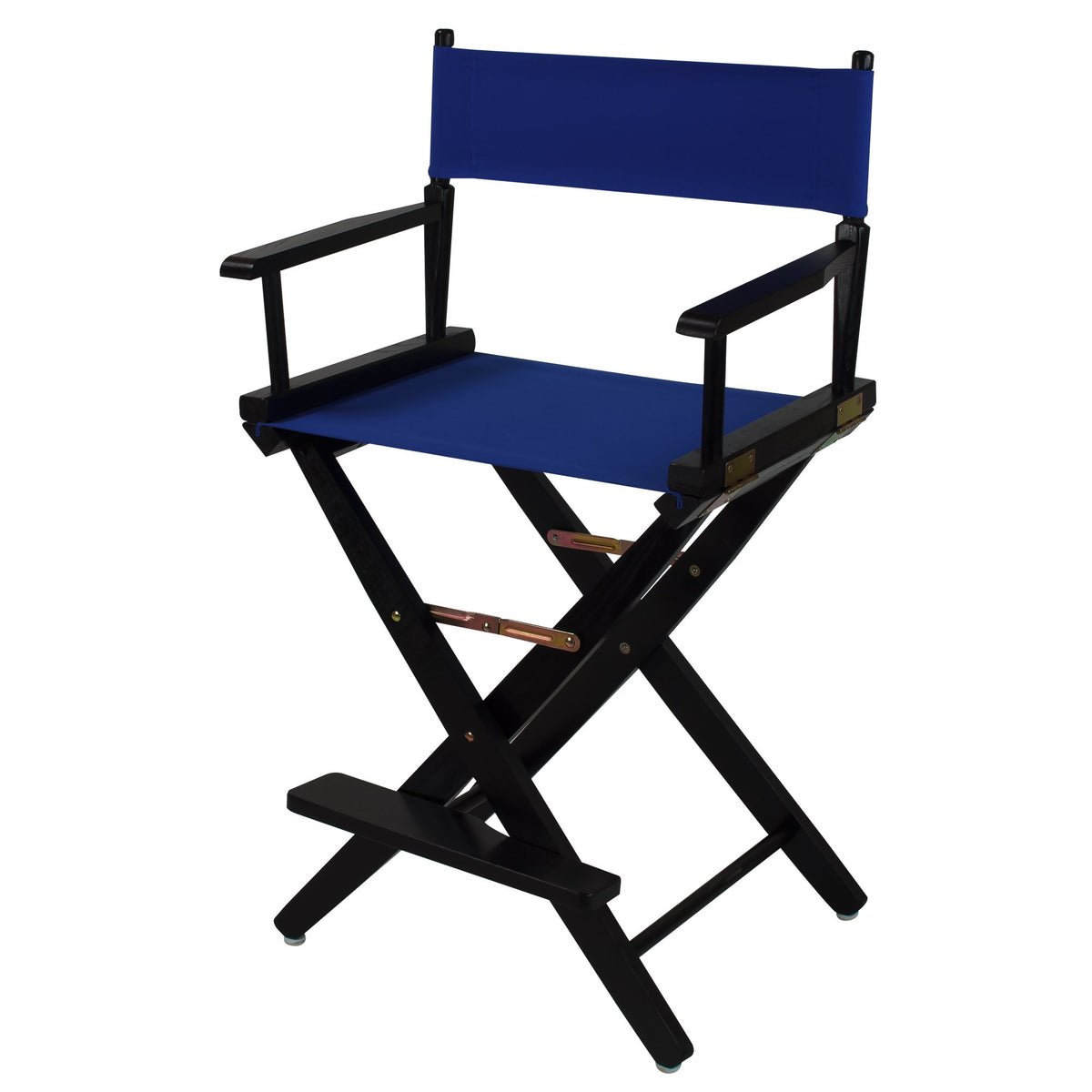 American Trails Extra-Wide Premium 24&quot; Director'S Chair Black Frame With Royal Blue Canvas, Counter Height