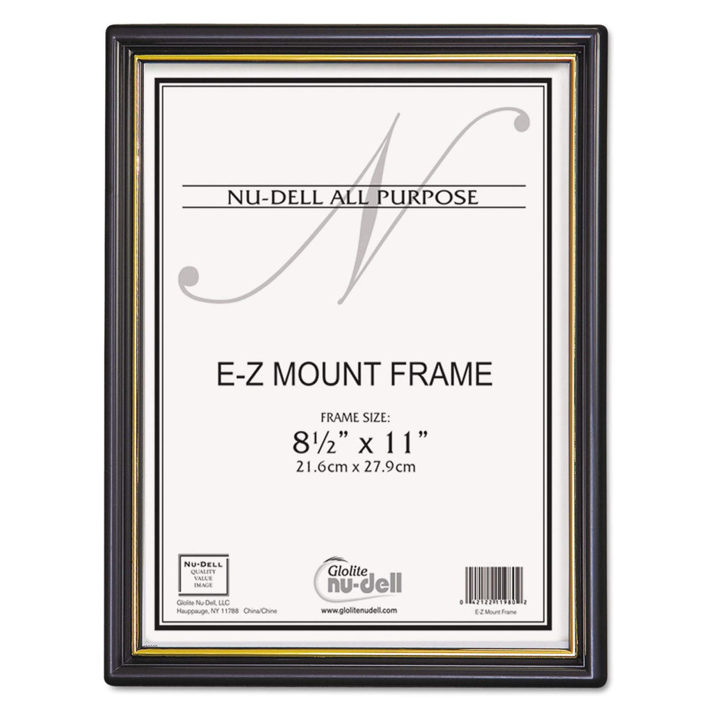 NuDell EZ Mount 8.5 x 11 in. Document Frame with Accent - Set of 18
