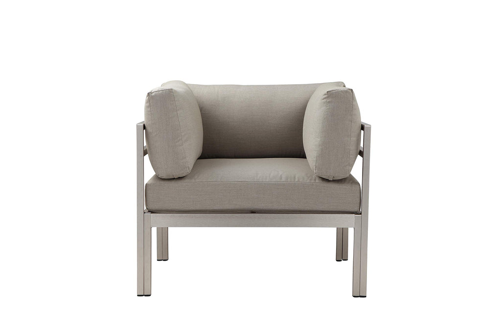 Pangea Home X-Cloud 4 Gry Conversation Set, Grey