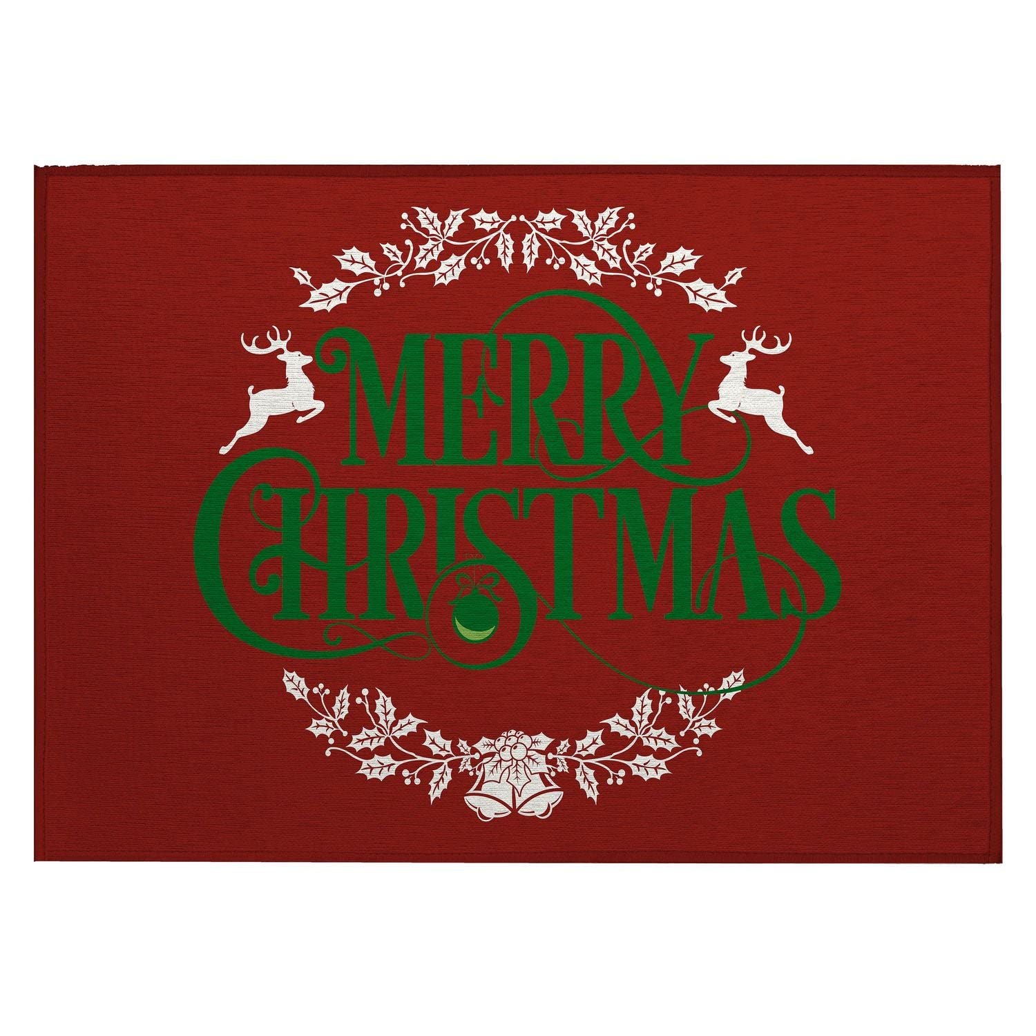 Wonderland Wn6 Red Seasonal Rug Rectangle 5' X 7 ' 6"