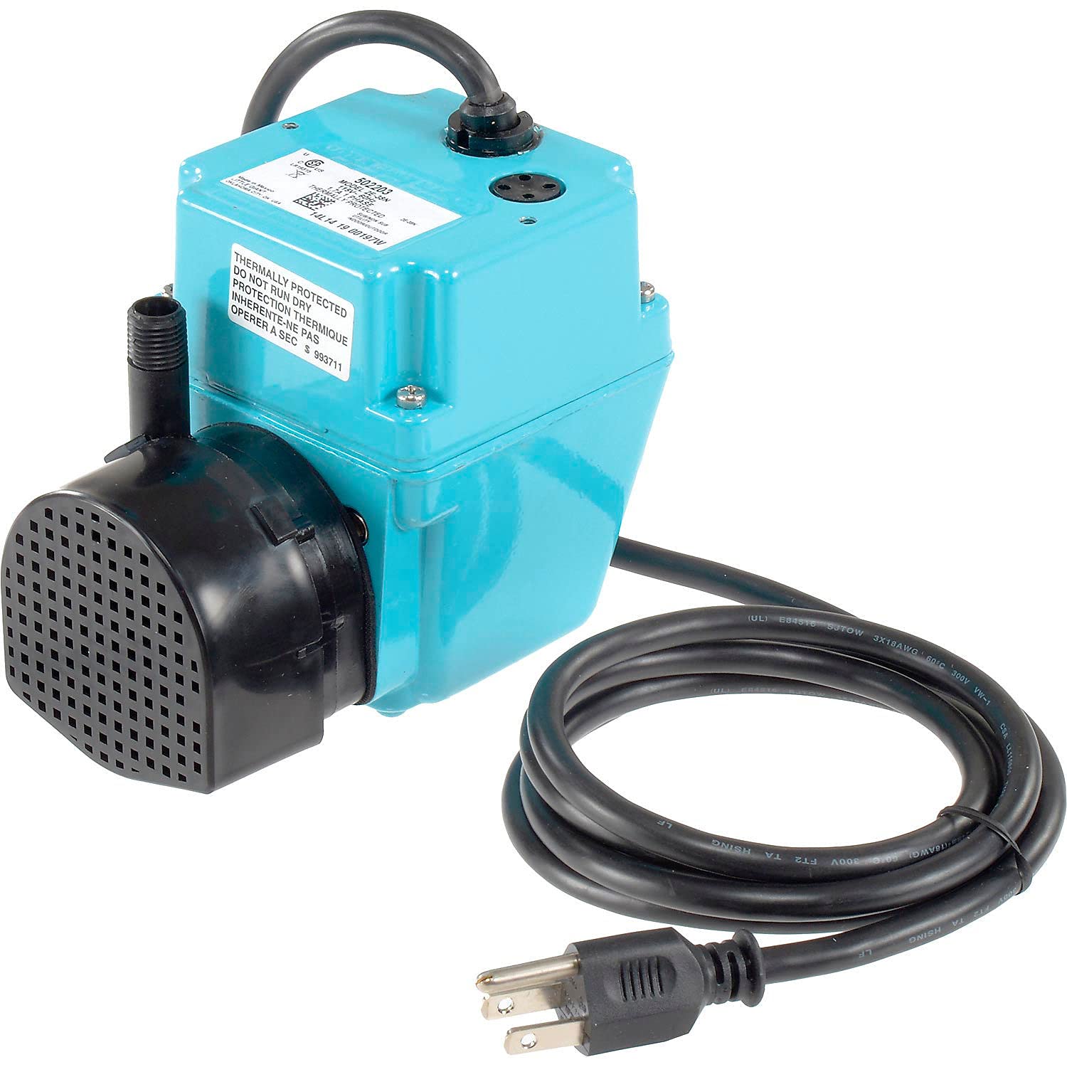 Little Giant 502203 Small Submersible Pump 2E-38N Series Dual Purpose