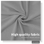 Easy-Going Stretch Bed Headboard Cover,Small Square Jacquard Headboard Slipcover, Dustproof Bed Head Cover For Bedroom (Full,Lig
