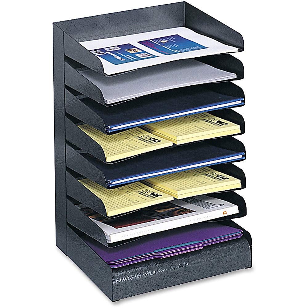 Safco 8 Tier Desk Organizer For Home, Office, Classroom & More, File Organizer With 8 Shelves, Powder Coated Finish, Commercial-