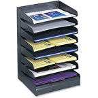 Safco 8 Tier Desk Organizer For Home, Office, Classroom & More, File Organizer With 8 Shelves, Powder Coated Finish, Commercial-