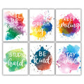 Inspirational Wall Art Motivational Art Prints and Quotes and Sayings Poster Girls Teens Bedroom Decor Sayings Positive Phrase P