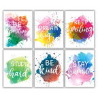 Inspirational Wall Art Motivational Art Prints and Quotes and Sayings Poster Girls Teens Bedroom Decor Sayings Positive Phrase P