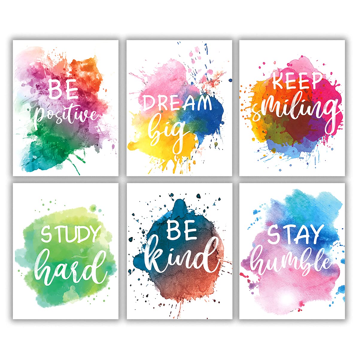 Inspirational Wall Art Motivational Art Prints and Quotes and Sayings Poster Girls Teens Bedroom Decor Sayings Positive Phrase P