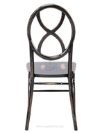 Commercial Seating Products Sandglass Lime Black Wood Chairs, 1-Pack