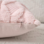 Miulee Light Pink Throw Pillow Covers 16X16, Set Of 2 Decorative Farmhouse Boho Pillow Cases Shells Soft Plush Wool Pillowcases For Couch Bedroom Living Room Sofa