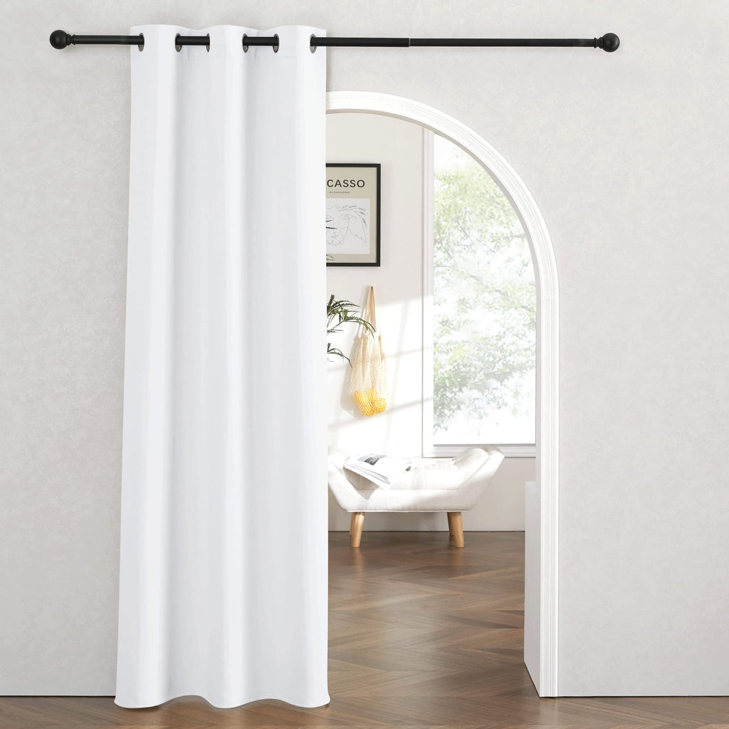 Ryb Home Room Darkening Door Curtains For Doorway,Energy Smart Privacy Doorway Backdrop Perfect Temporary Door For Doorway Close