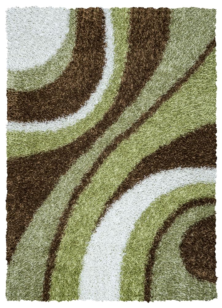 Rizzy Rugs Kempton Shag Green Rug Rug Size: 5' X 7'