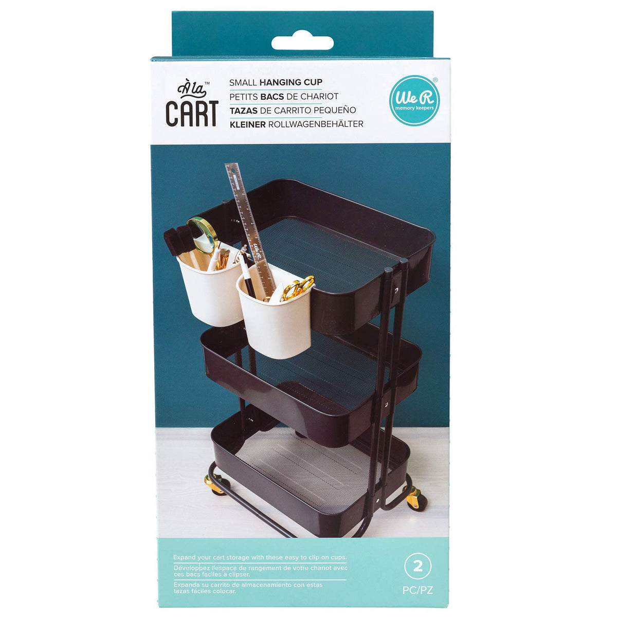 We R Memory Keepers-A la Cart Cups,Small (2 Piece)