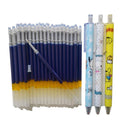 Twokiln Gel Pen Refills Blue,40 Pack Retractable Gel Ink Pen Refills,0.5 Mm Gel Ink Refill,Blue Ink Metal Tip,Universal Size 110
