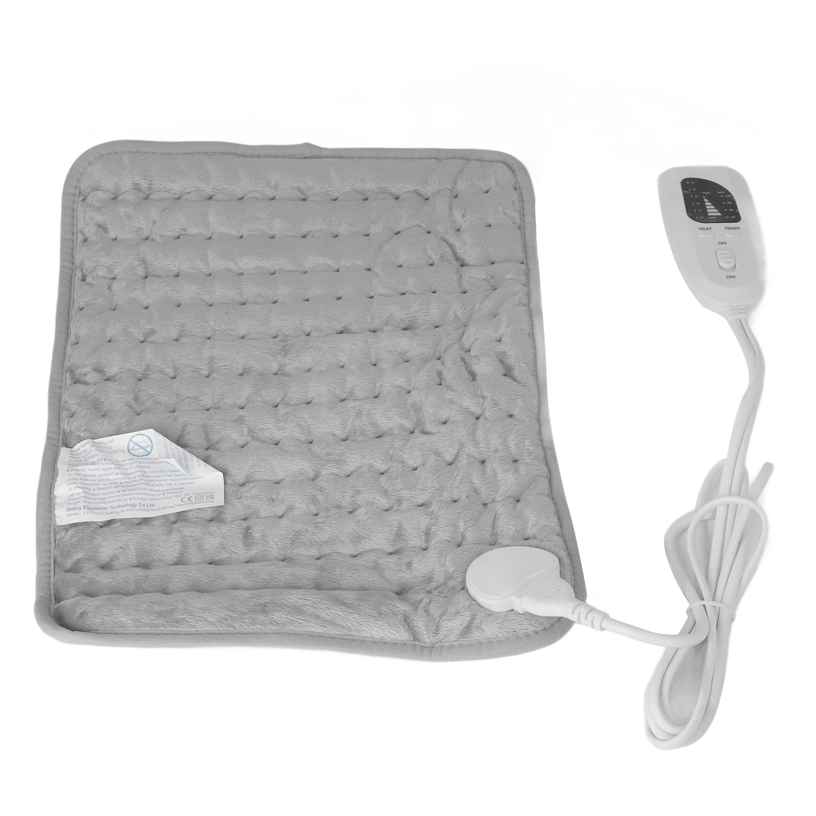 Electric Heat Pad 40 X 30 Cm Warm Blanket Soft And Comfortable Machine Washable Electric Heating Pad For Back, Neck And Shoulder