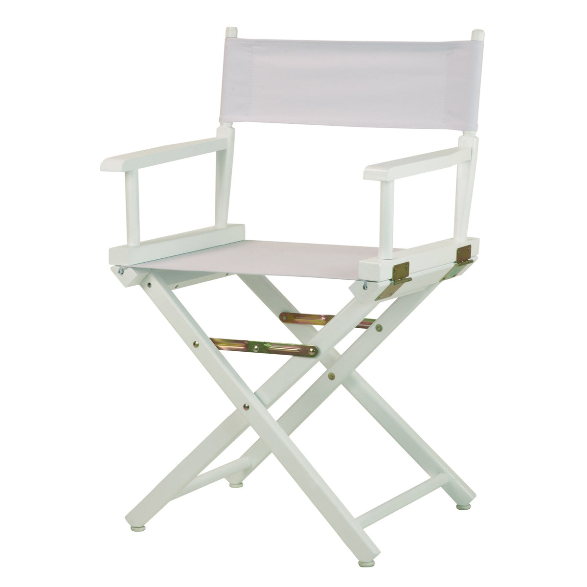 Casual Home 18&quot; Director'S Chair White Frame With White Canvas