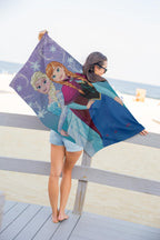 Jay Franco Frozen 2 Snowflake Sister Beach Towel 28" x 58" Multicolor 100% Cotton