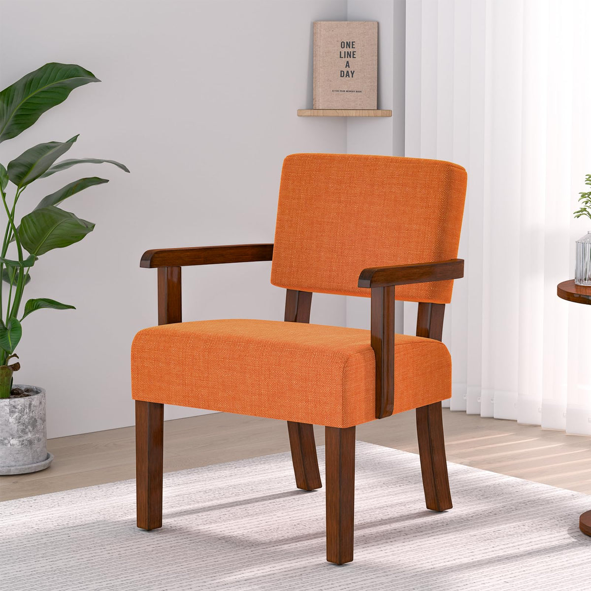 Fagaga Oversize Accent Chair With Soft Seat And Armrests For Living, Dining, Bedroom, Reading, Waiting Rooms