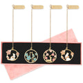 Selbaton Bookmarks Metal Bookmark Gift For Women Writers Romantic Flowers And Animals Series Bookmark For Girls For Birthday Chr