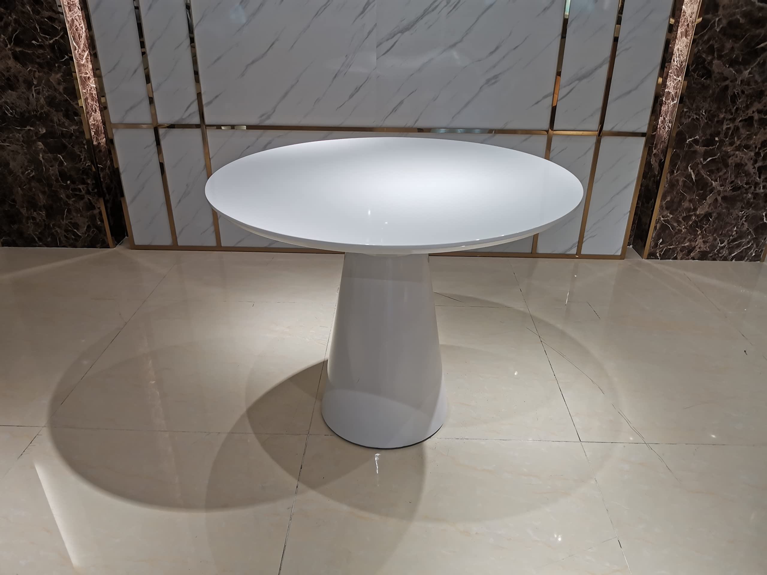 Neos Modern Furniture T335WH-36 Dining Table, White