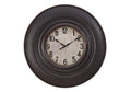 Monarch Specialties I 9045 Clocks, 20' Round, Wall Clock, Antique Brown, Transitional