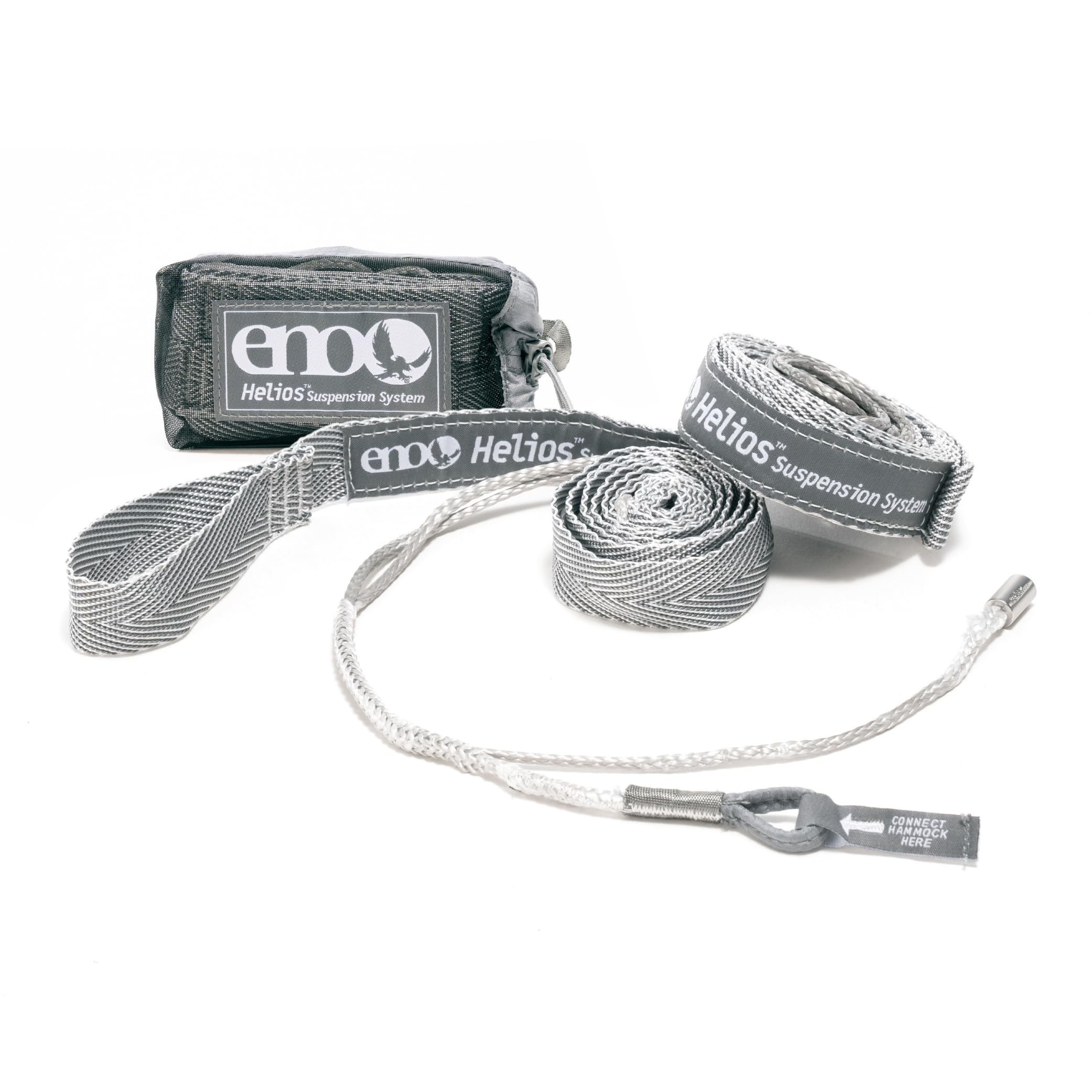 Eno, Eagles Nest Outfitters Helios Ultralight Hammock Straps Suspension System With Storage Bag, 300 Lb Capacity, 8' 1' X 1'