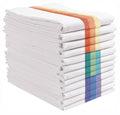 GREEN LIFESTYLE Kitchen Dish Towels Set of 12-Tea Towels 100% Cotton. Large Dish Cloths 28x20 Soft and Absorbent Great for Home 