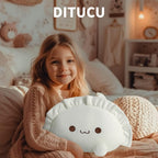 Ditucu Cute Dumpling Plush Pillow Funny Food Soup Dumplings Plushie Kawaii Stuffed Aniamls Toys Hugging Gifts For Kids White 14