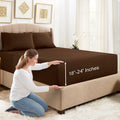 Empyrean Extra Deep Fitted Sheets California King Size - 24 ' Extra Deep Fitted Sheets With Bonus 2 Pillowcases - 3 Piece Extra