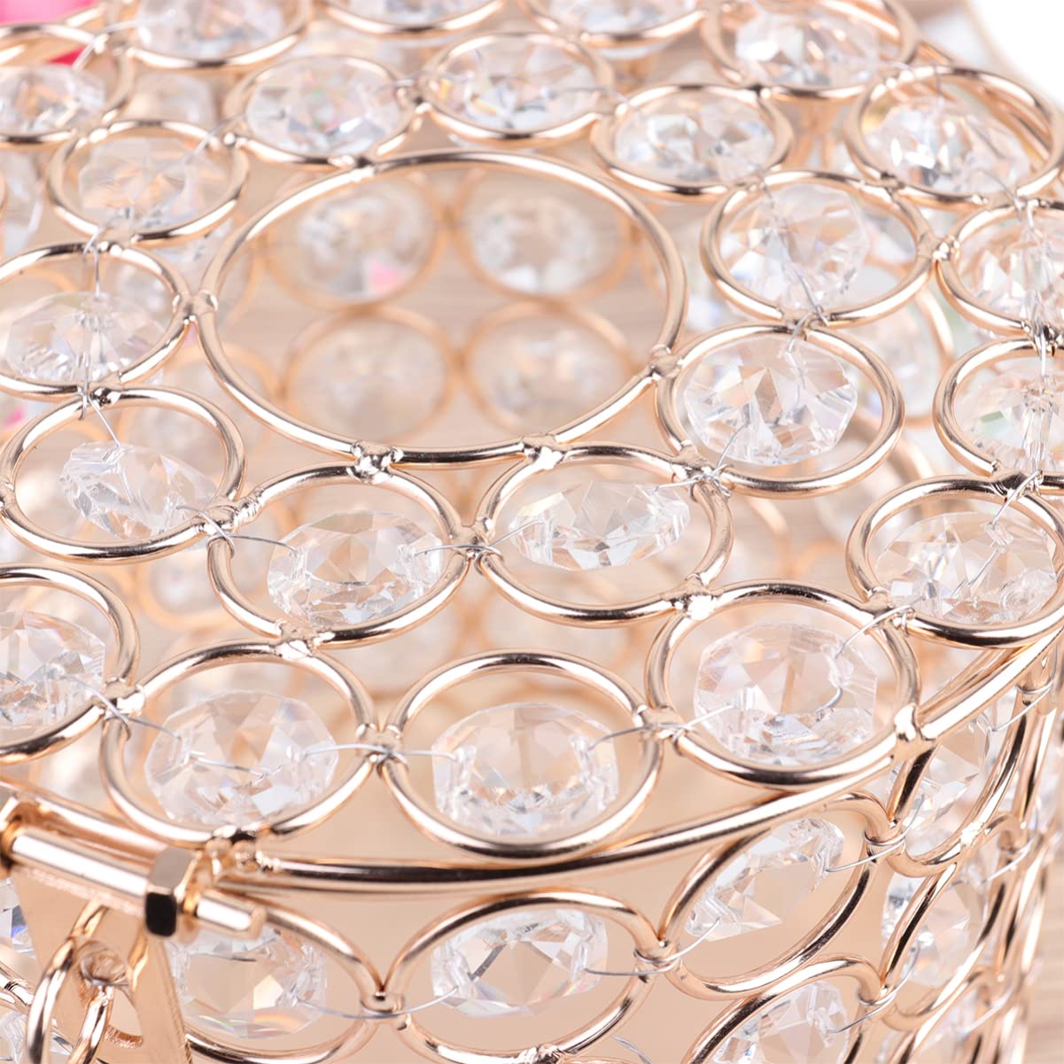 Topbathy Crystal Tissue Box Cover Toilet Paper Roll Cover Tissue Paper Roll Holder For Bathroom Kitchen Home Living Room Car Gol